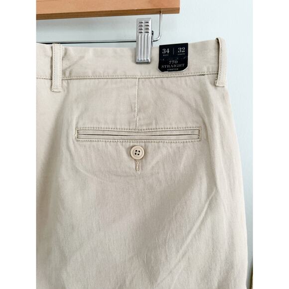 J. Crew | NWT | 770™ Straight-fit stretch chino pant in Khaki | Sz 34x32 - Picture 8 of 12